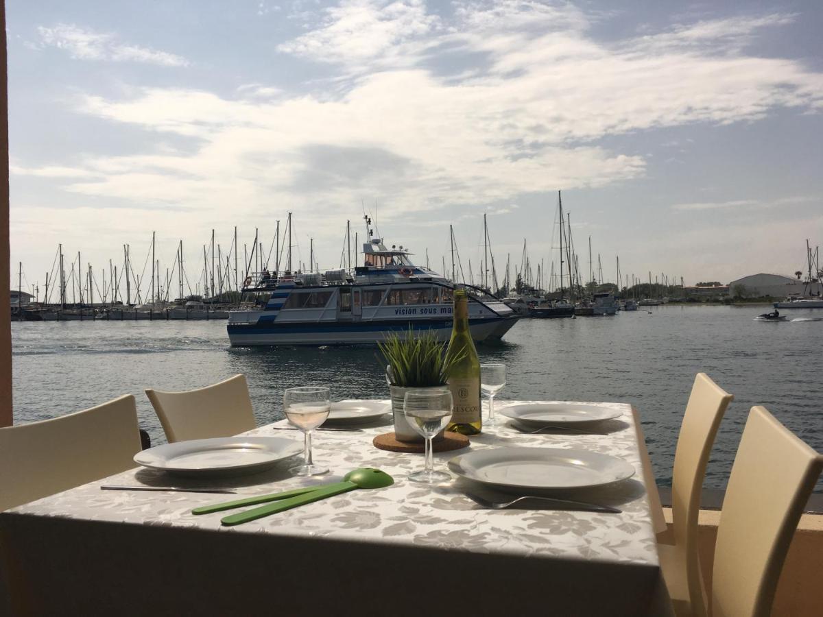 Studio - Les Pieds Dans L'Eau Agreable En Toutes Saisons 4 Couchages - Climatisation - Parking Prive - Piscine Sur Mer - Vue Magnifique Et Rare - Situation Optimum - Les Argonautes - Ile Des Pecheurs - Cap D'아그 외부 사진