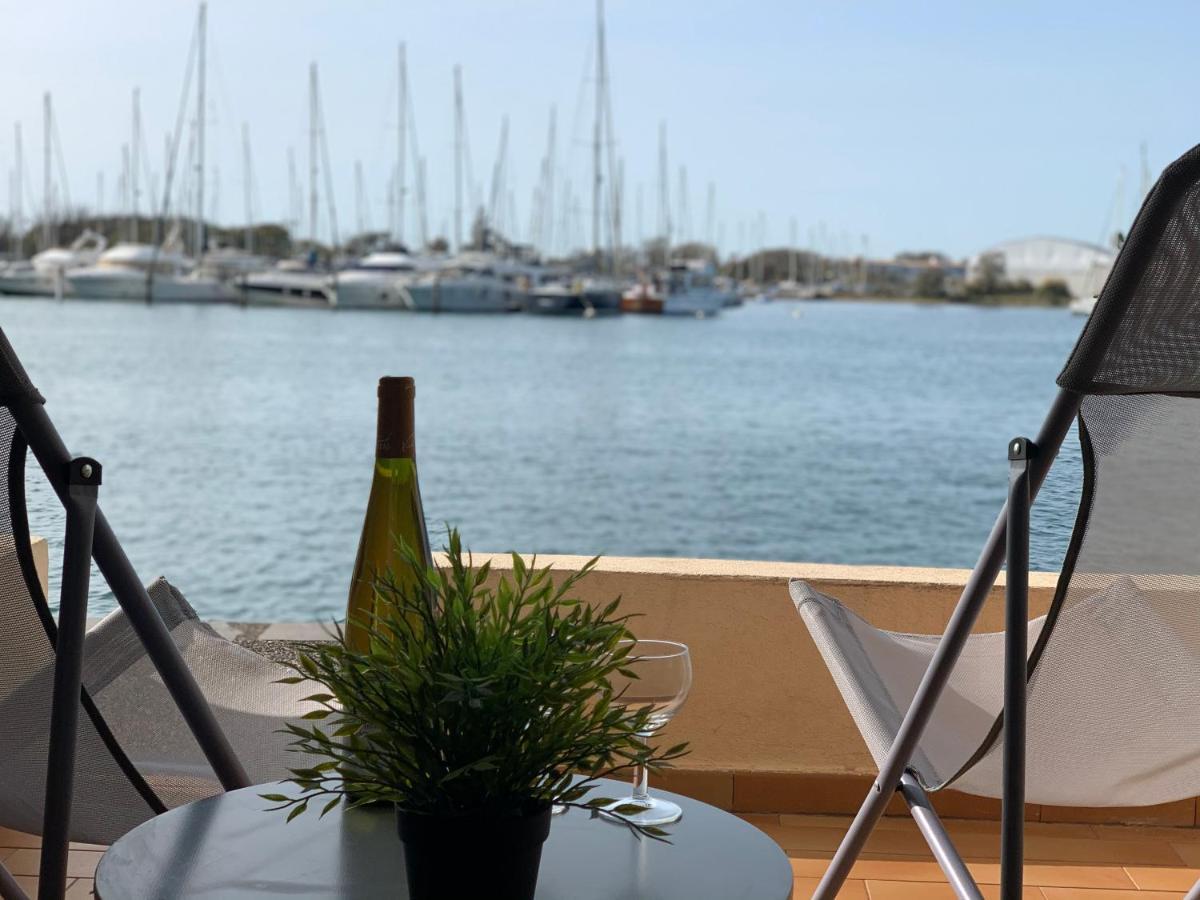 Studio - Les Pieds Dans L'Eau Agreable En Toutes Saisons 4 Couchages - Climatisation - Parking Prive - Piscine Sur Mer - Vue Magnifique Et Rare - Situation Optimum - Les Argonautes - Ile Des Pecheurs - Cap D'아그 외부 사진