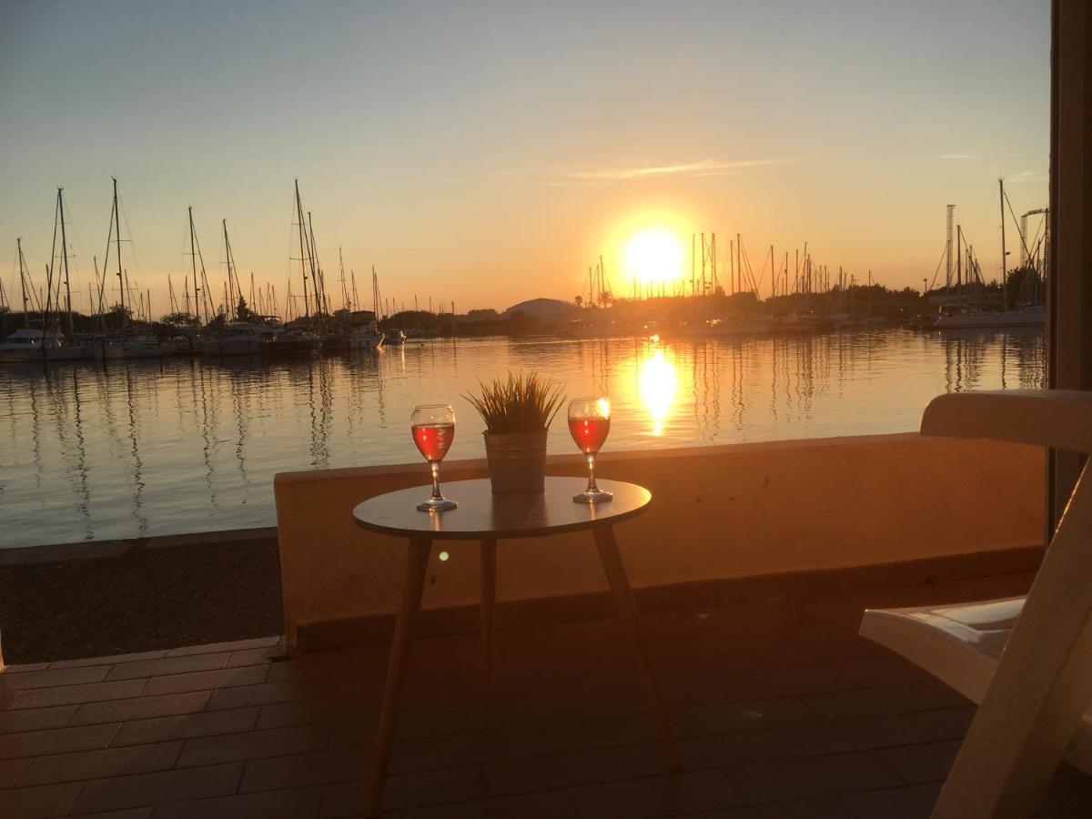 Studio - Les Pieds Dans L'Eau Agreable En Toutes Saisons 4 Couchages - Climatisation - Parking Prive - Piscine Sur Mer - Vue Magnifique Et Rare - Situation Optimum - Les Argonautes - Ile Des Pecheurs - Cap D'아그 외부 사진