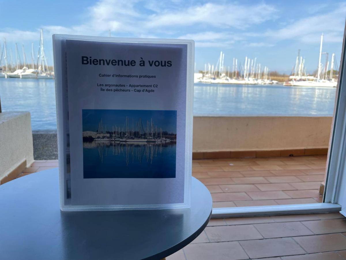 Studio - Les Pieds Dans L'Eau Agreable En Toutes Saisons 4 Couchages - Climatisation - Parking Prive - Piscine Sur Mer - Vue Magnifique Et Rare - Situation Optimum - Les Argonautes - Ile Des Pecheurs - Cap D'아그 외부 사진