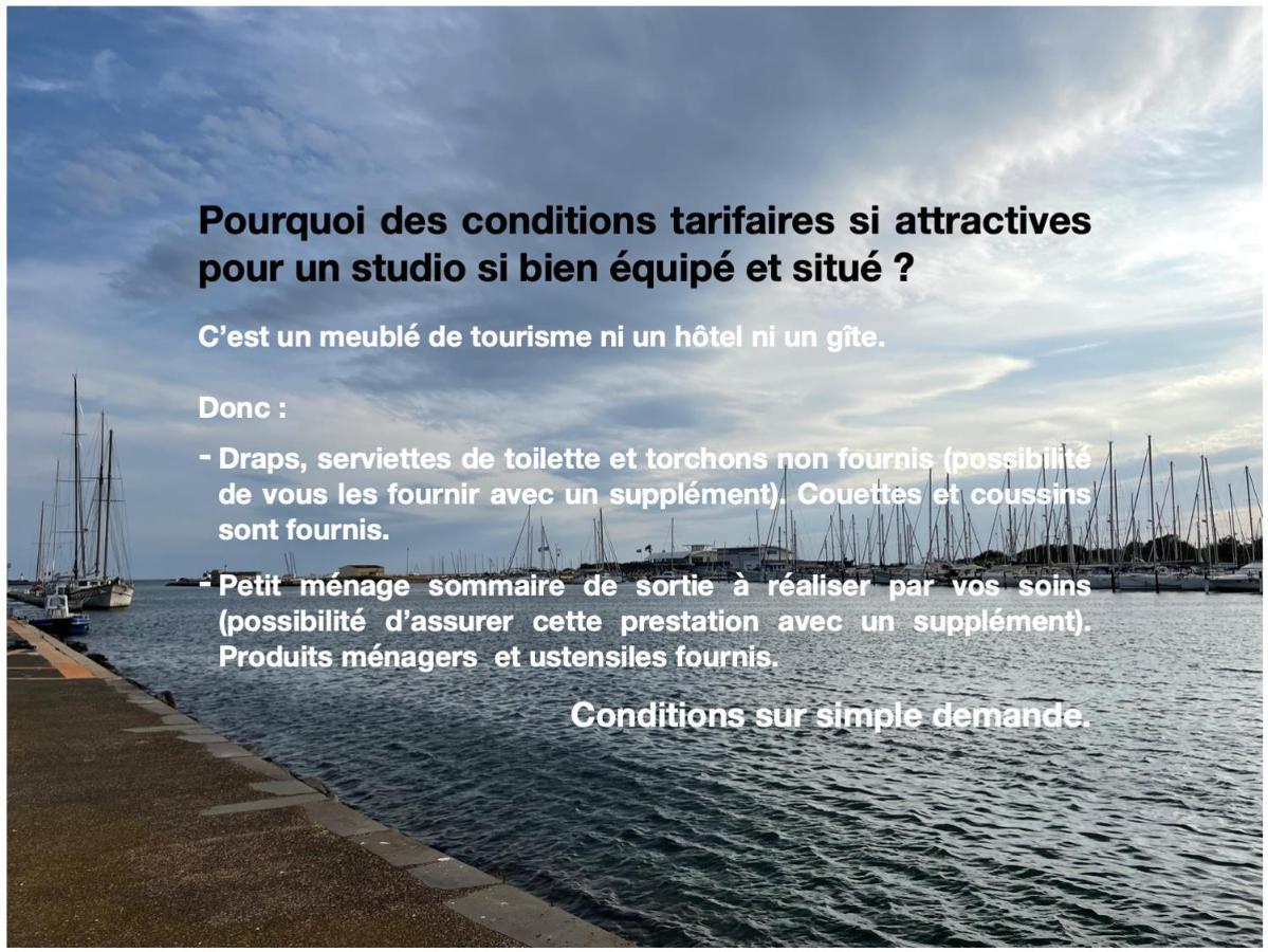 Studio - Les Pieds Dans L'Eau Agreable En Toutes Saisons 4 Couchages - Climatisation - Parking Prive - Piscine Sur Mer - Vue Magnifique Et Rare - Situation Optimum - Les Argonautes - Ile Des Pecheurs - Cap D'아그 외부 사진