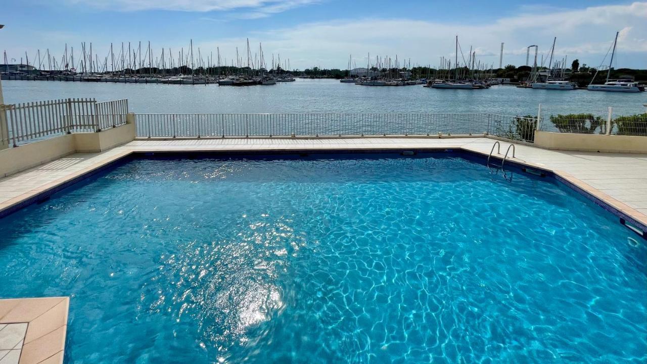 Studio - Les Pieds Dans L'Eau Agreable En Toutes Saisons 4 Couchages - Climatisation - Parking Prive - Piscine Sur Mer - Vue Magnifique Et Rare - Situation Optimum - Les Argonautes - Ile Des Pecheurs - Cap D'아그 외부 사진