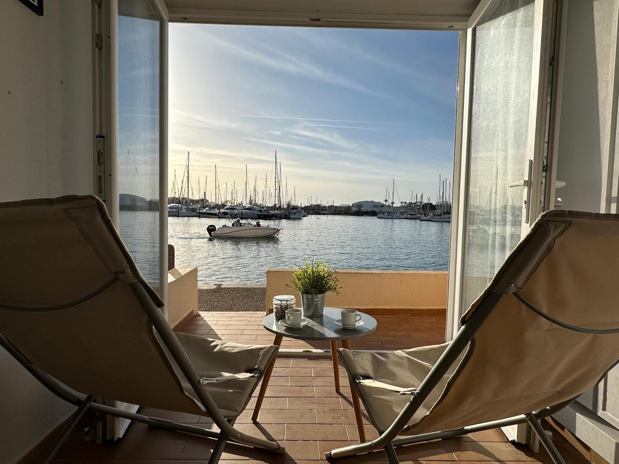 Studio - Les Pieds Dans L'Eau Agreable En Toutes Saisons 4 Couchages - Climatisation - Parking Prive - Piscine Sur Mer - Vue Magnifique Et Rare - Situation Optimum - Les Argonautes - Ile Des Pecheurs - Cap D'아그 외부 사진