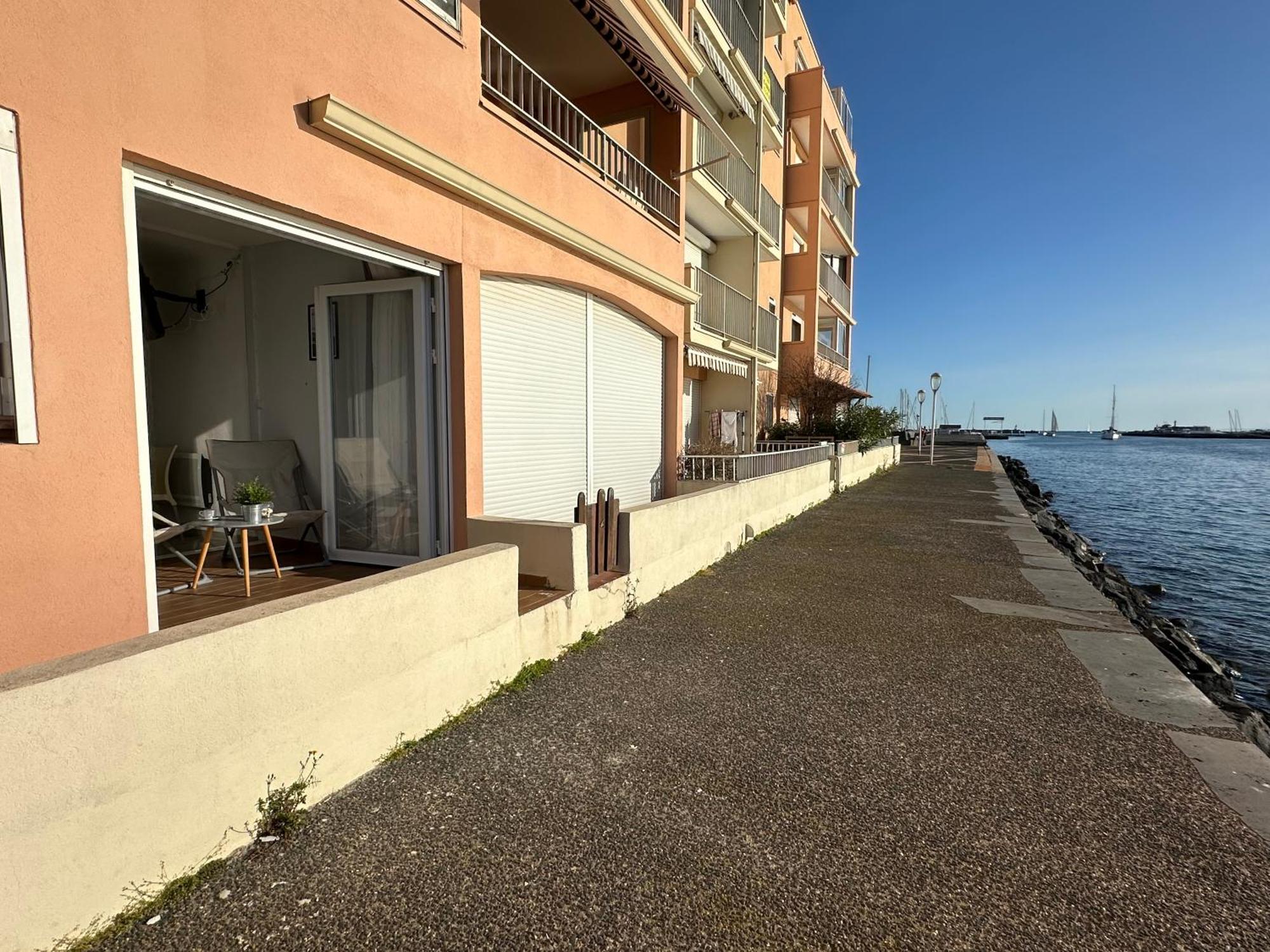 Studio - Les Pieds Dans L'Eau Agreable En Toutes Saisons 4 Couchages - Climatisation - Parking Prive - Piscine Sur Mer - Vue Magnifique Et Rare - Situation Optimum - Les Argonautes - Ile Des Pecheurs - Cap D'아그 외부 사진